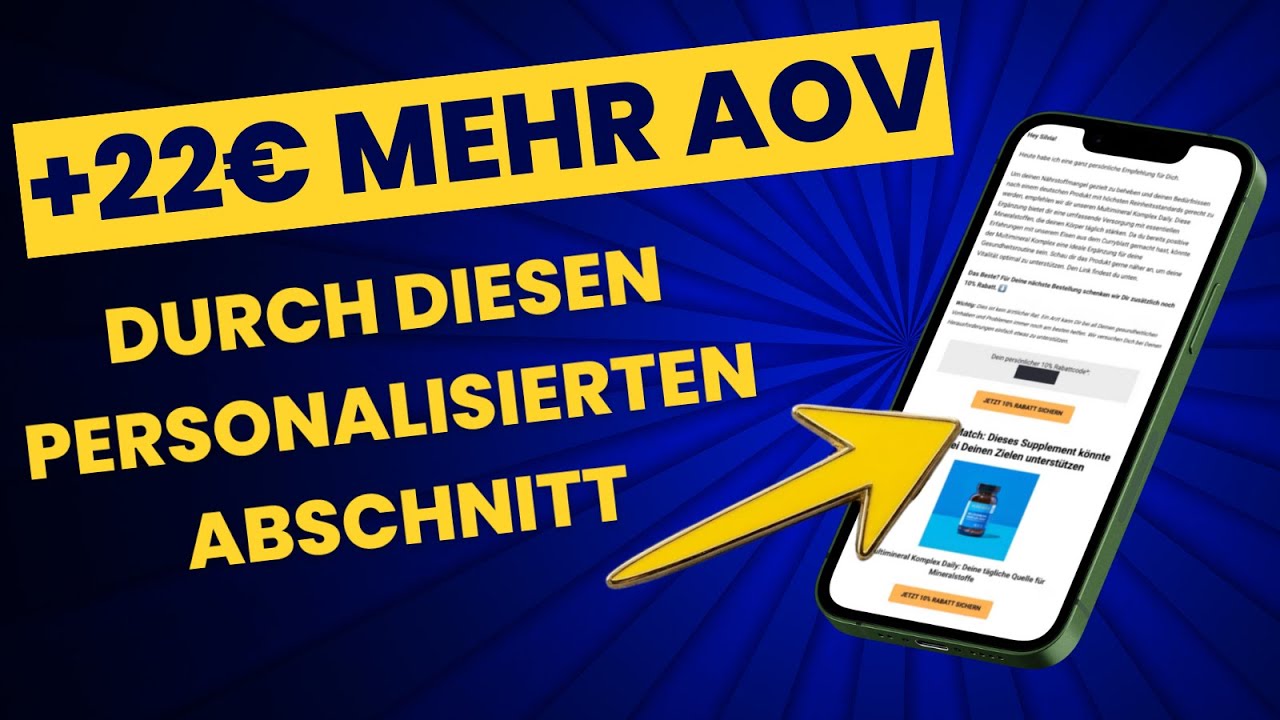 A/B-Test: Standard-Mail vs. Hyper-personalisierung (AOV-Unterschied!)
