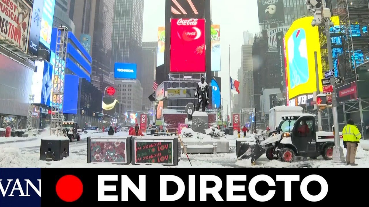 DIRECTO: Llega la nieve en Nueva York