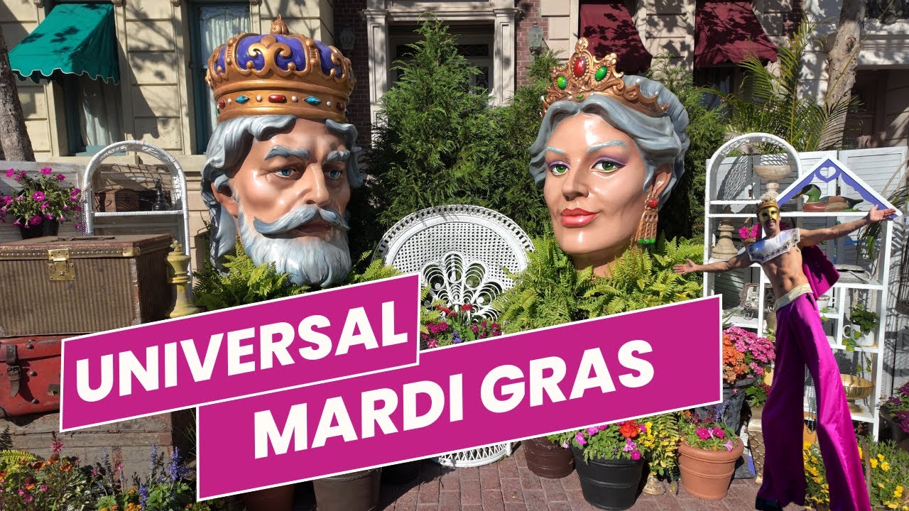 Universal Orlando Mardi Gras 2025 | A Day of Food, Fun & Parades in 4K!