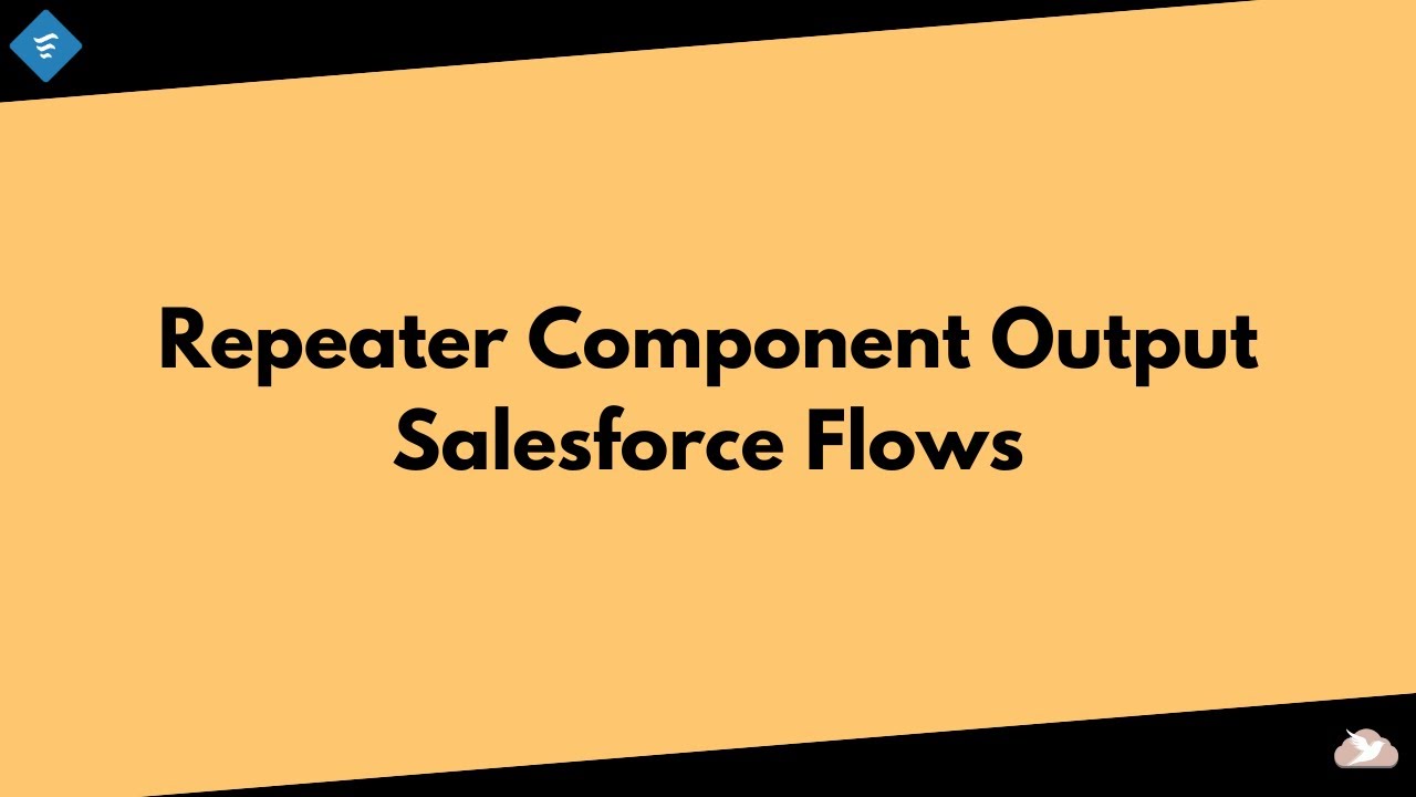 Salesforce Flow Repeater Component Outputs #SalesforceFlow #SalesforceNonprofitCloud