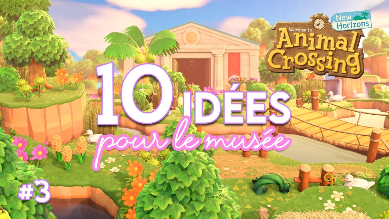 10 IDÉES DÉCO POUR LE MUSÉE (Partie 3)🌼- ANIMAL CROSSING NEW HORIZONS