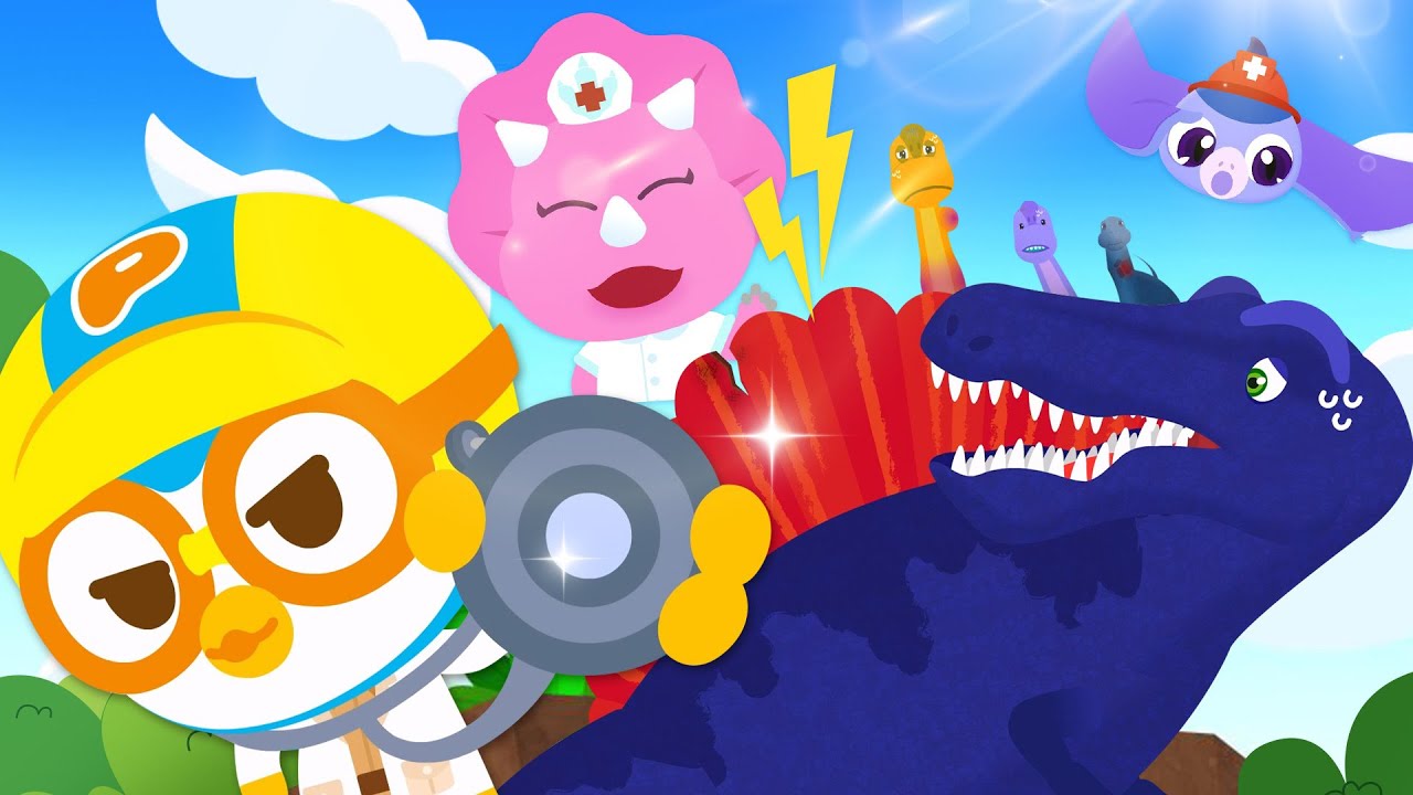 Dokter Dino Pororo | Spinosaurus, si Raja Drama | Pororo Indonesia | ICONIX KIDS