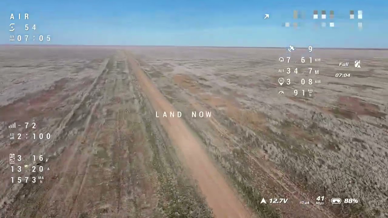 Dji O4 Air Unit (Lite) тест на дальность со штатной антенной.