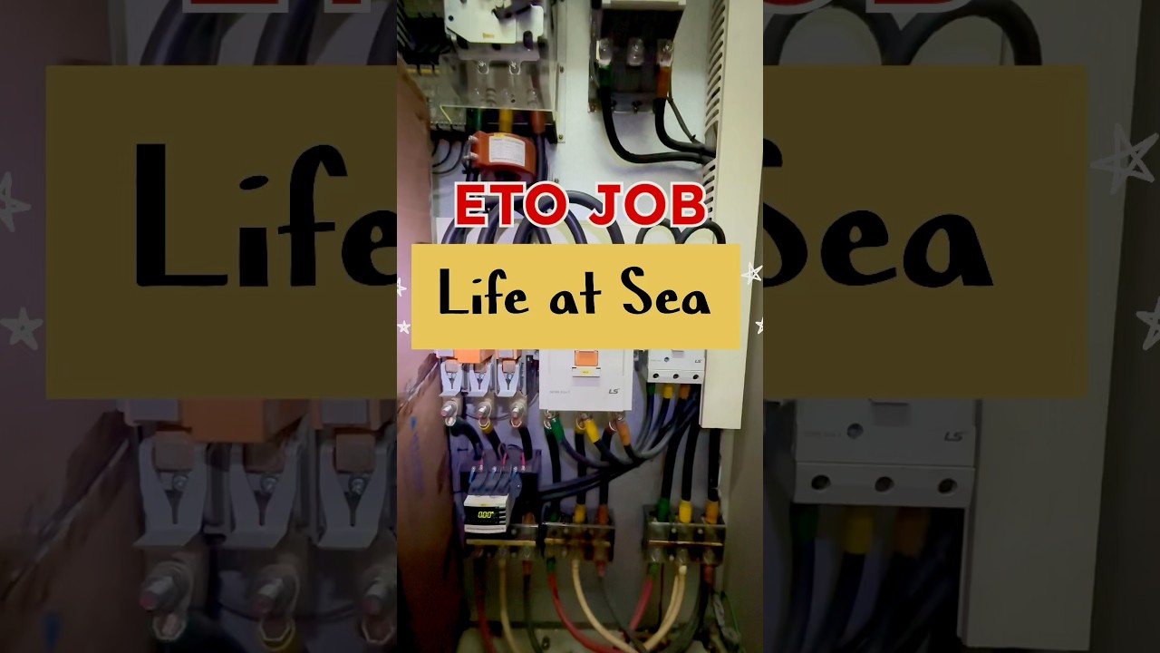 Vlog 07/50 ETO job on ship | Daily routine | #eto #merchantnavy #lifeatsea #seafarer #electrical