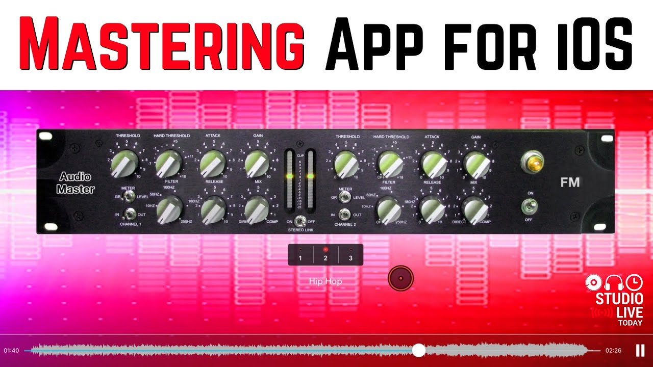 How to master a song on iPad/iPhone with AudioMaster Pro