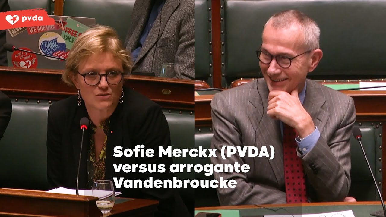 Sofie Merckx (PVDA) versus arrogante Frank Vandenbroucke