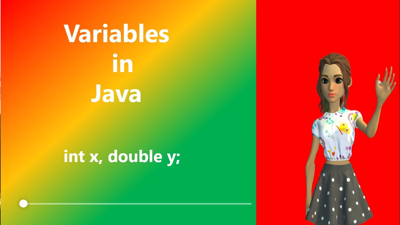 Variables in Java and Pseudocode