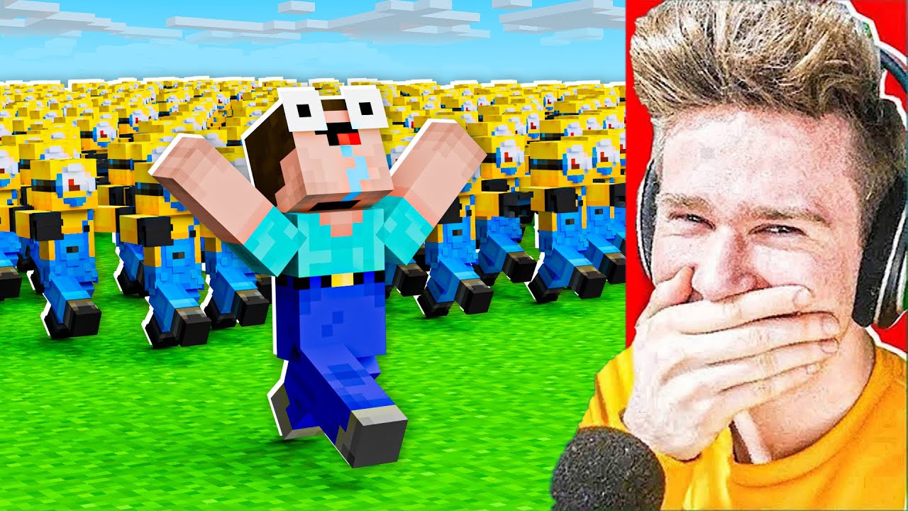INWAZJA MINIONKÓW *PRANK* na WIDZACH XD | Minecraft Extreme