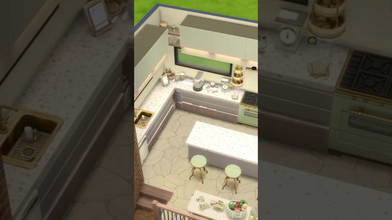 Sims 4 asmr build - Family Kitchen and Dinning 