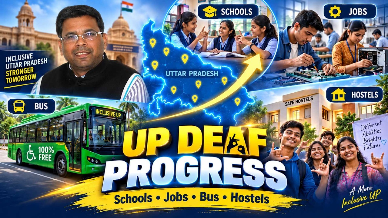 Deaf Empowerment in UP: Education, Skill Training, Jobs & Free Transport