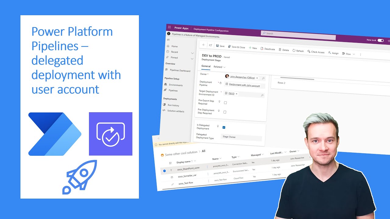 Power Platform Pipelines delegated deployments, part 2 - user account
