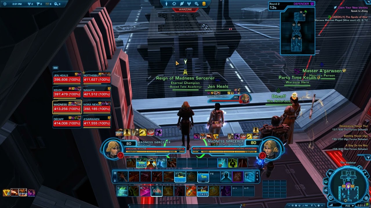SWTOR PVP - Sharpshooter Gunslinger - The Voidstar