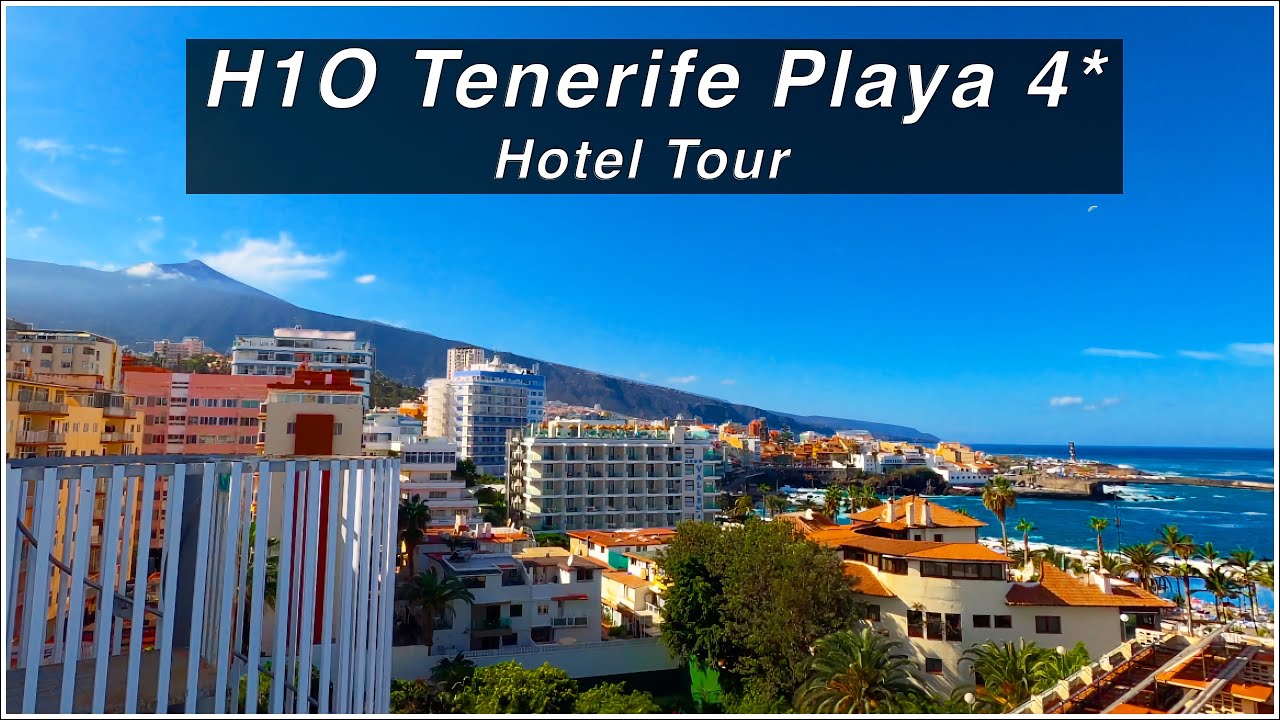 [4K] Hotel H10 Tenerife Playa 4* | Hotel Tour | Alojamiento en el Puerto de la Cruz