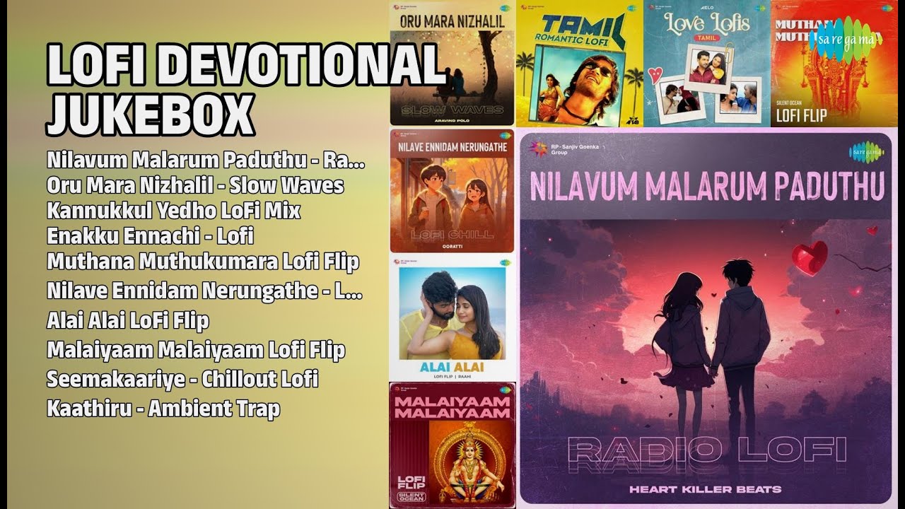 லோஃபை பக்தி இசை தொகுப்பு | A.M. Rajah Songs | Nilavum Malarum Paduthu  Radio Lofi