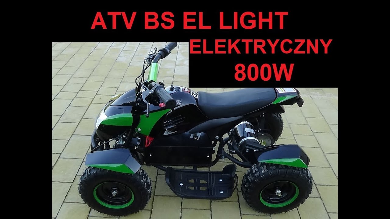 ATV BS EL LIGHT MINI QUAD ELEKTRYCZNY 800W [2021]