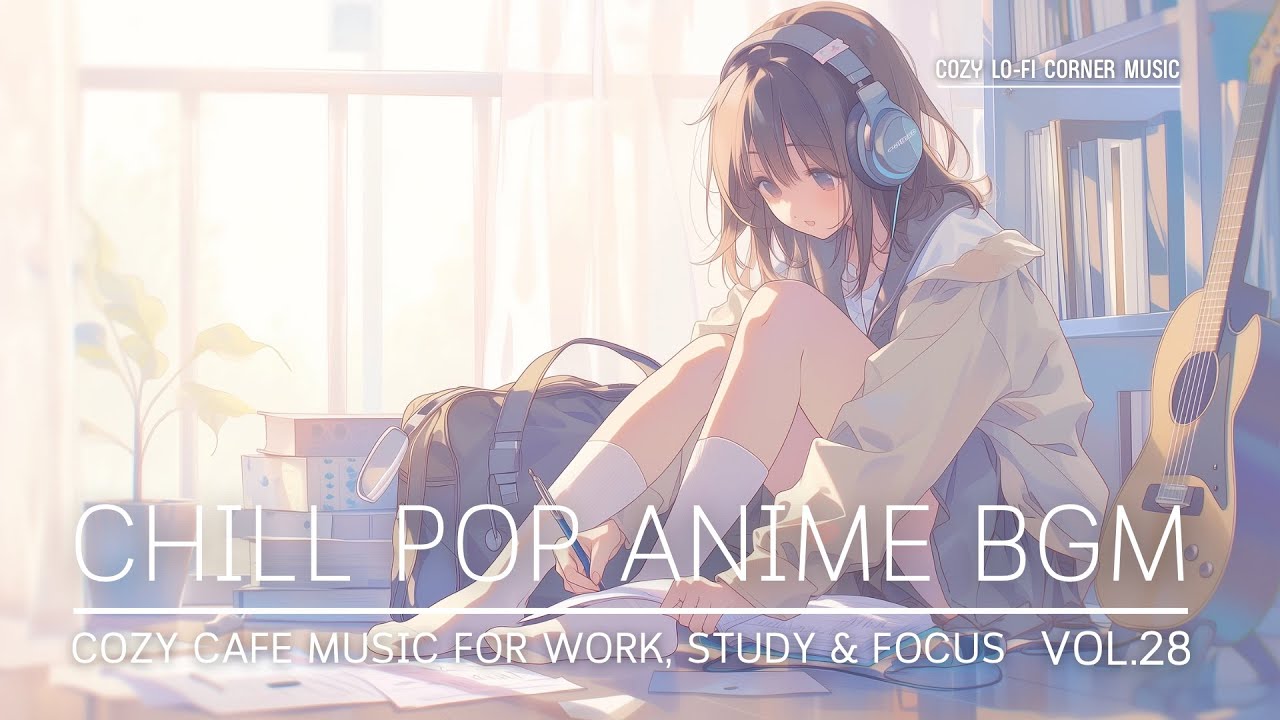 Chill Pop Anime BGM 🌸 | Cozy Café Music for Work, Study & Focus