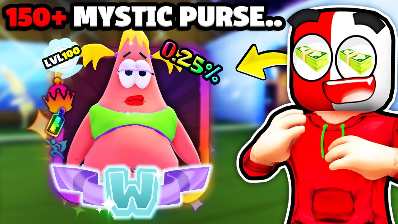 I Opened 150+ MYSTIC PURSE For 0.25% PATRICIA.. (SpongeBob TD)