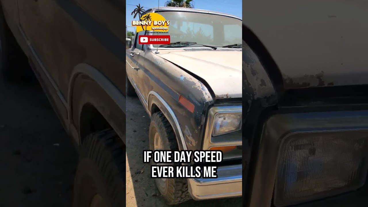 It's slow but awesome #restomod #ford #fordtrucks #fseries #bullnose #f250