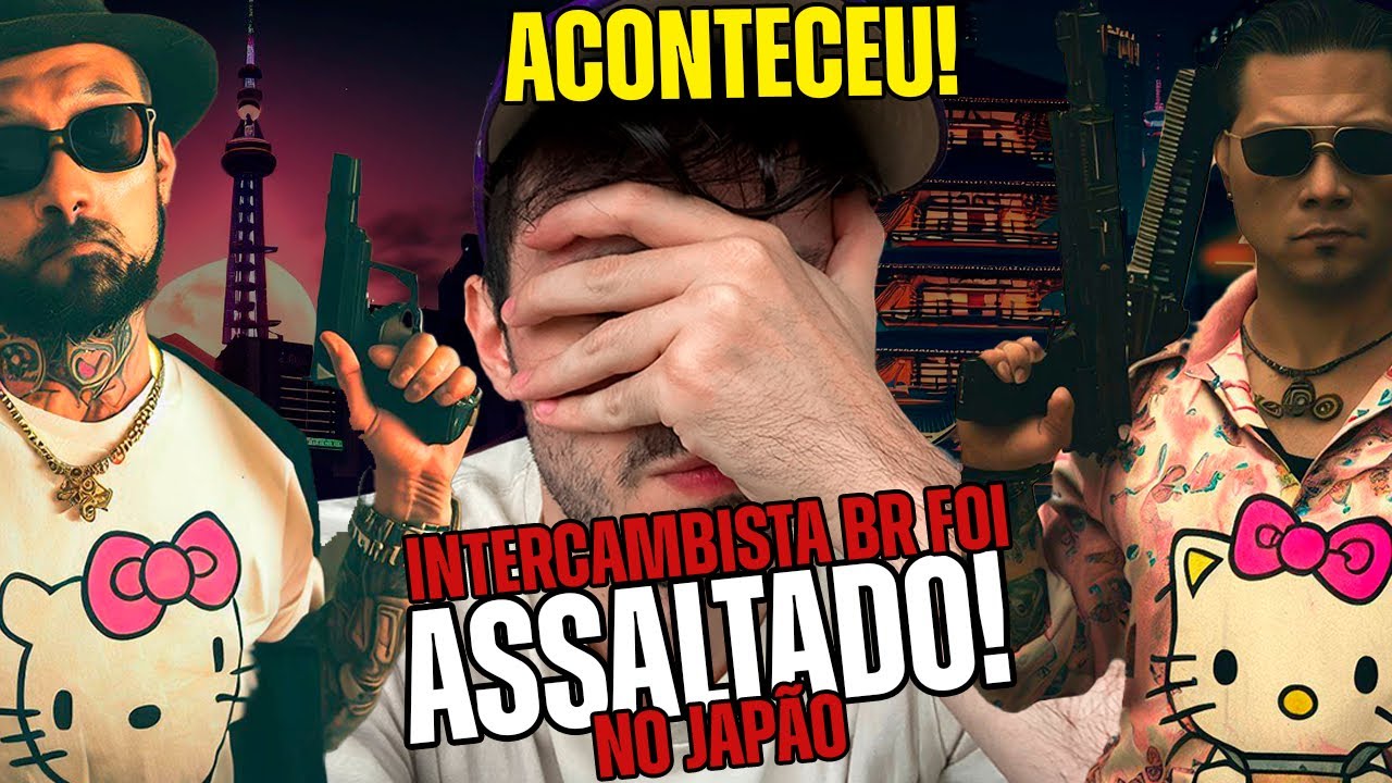 Assaltado a mão armada no Japão! Intercambista foi assaltada!