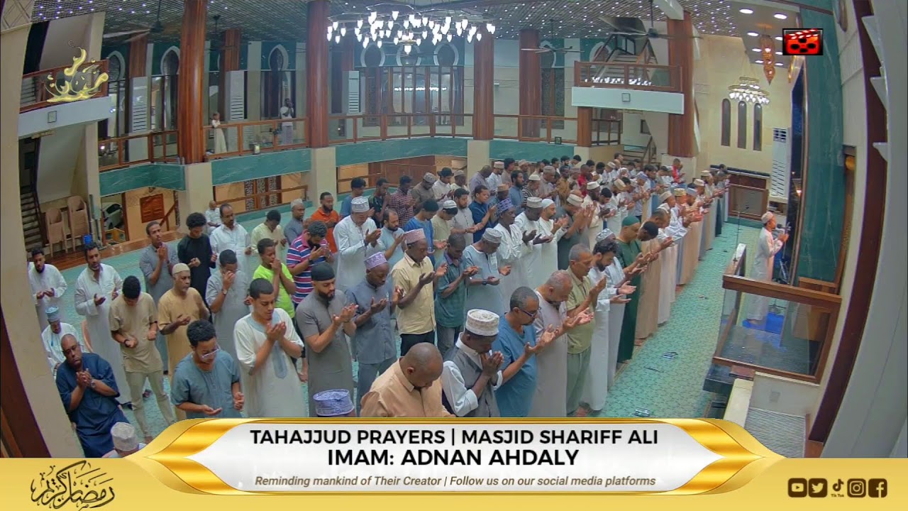 📺🛑LIVE : SWALATU TAHAJJUD | RAMADHAN 24 | MASJID SHARIFF ALI GANJONI