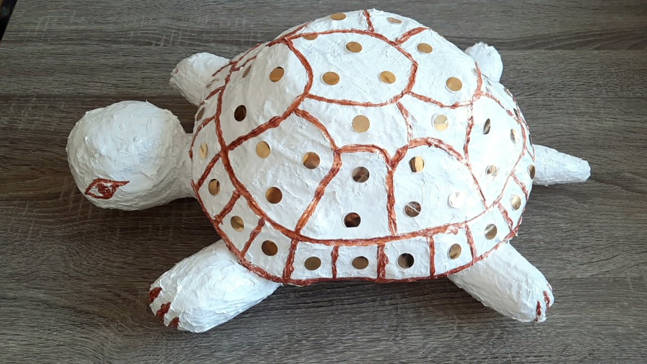 Make Garden Turtle from Scratch | Paper Mache Garden Turtle | DIY Projects | Sparky Designs