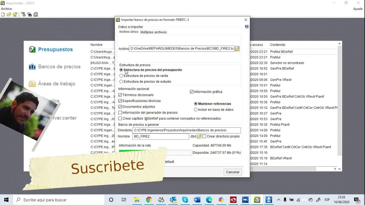 Tutorial 2 - Sobre Cuantificación y Presupuesto de Instalaciones