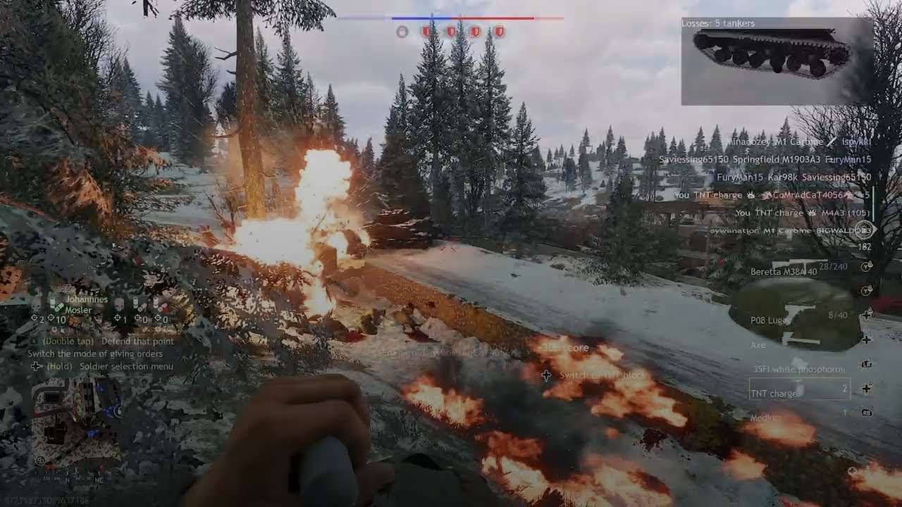 Enlisted - mountain pass(confrontation) - Battle of the Bulge - 720p 60fps