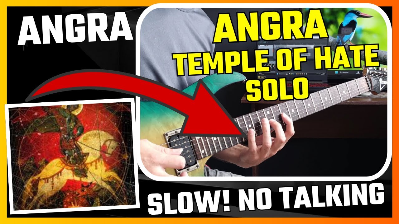 Angra – Temple of Hate | Solo Completo (Rafael Bittencourt & Kiko Loureiro) | Slow • No Talking