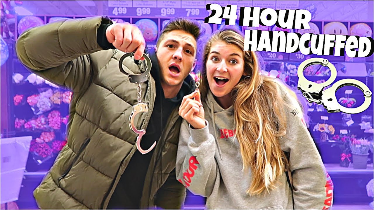 24 Hour Handcuff Challenge Boyfriend & Girlfriend