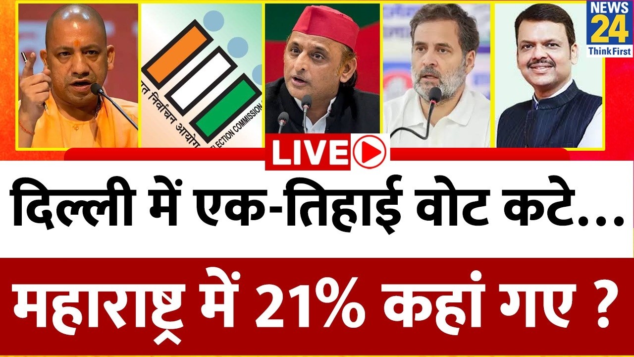 Delhi में एक-तिहाई वोट कटे&hellip; Maharashtra में 21% कहां गए ? SIR | BJP | Congress | SP