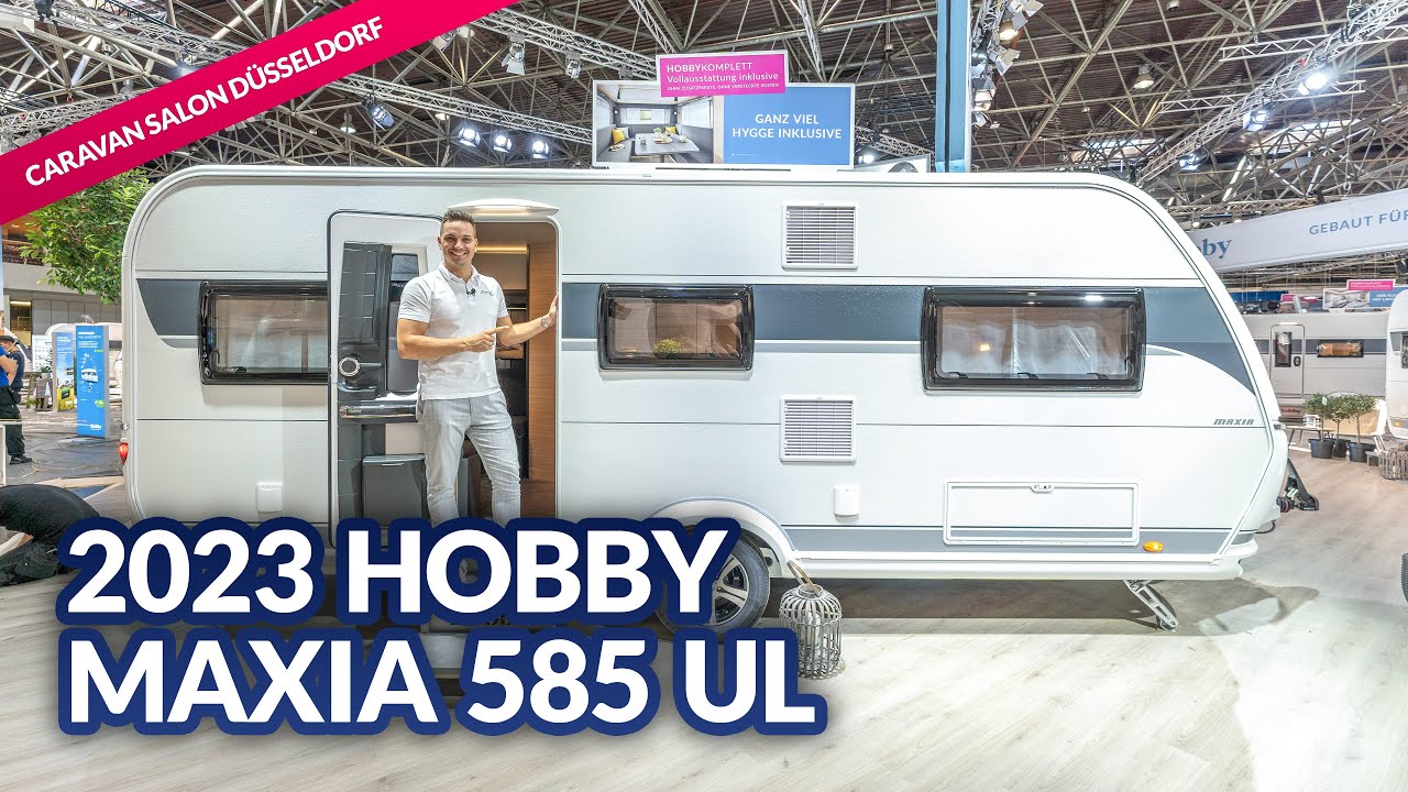 NEU: 2023 Hobby Maxia 585 UL! | Caravan Salon Düsseldorf 2022 × Camperland Bong