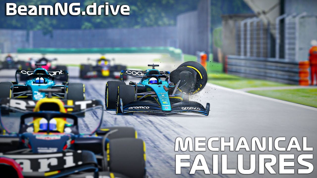 Formula Car Mechanical Failures #10 | BeamNG.drive | F1 MOD