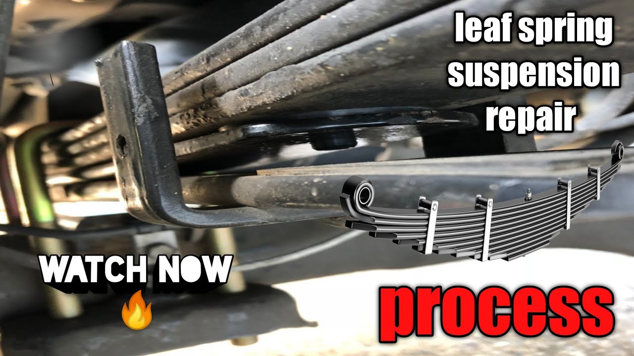 Leaf spring suspension repair | amazing skills 🔥 indian truck- most watch