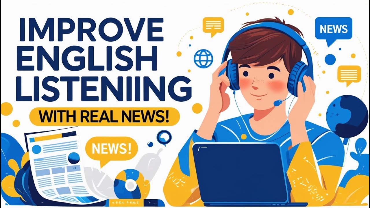 English Listening Practice with Real News | 4-Step Method to Improve Your Listening Skills