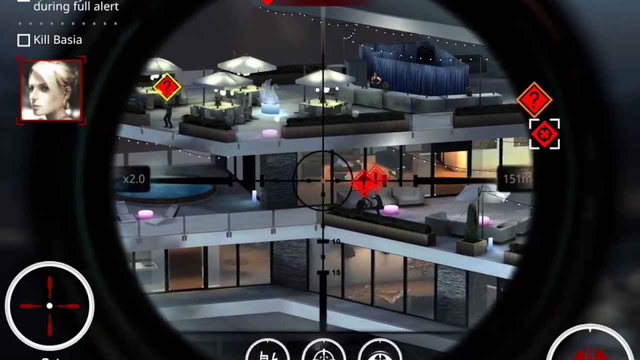 Hitman: Sniper - 2 X-Ray kills during alert