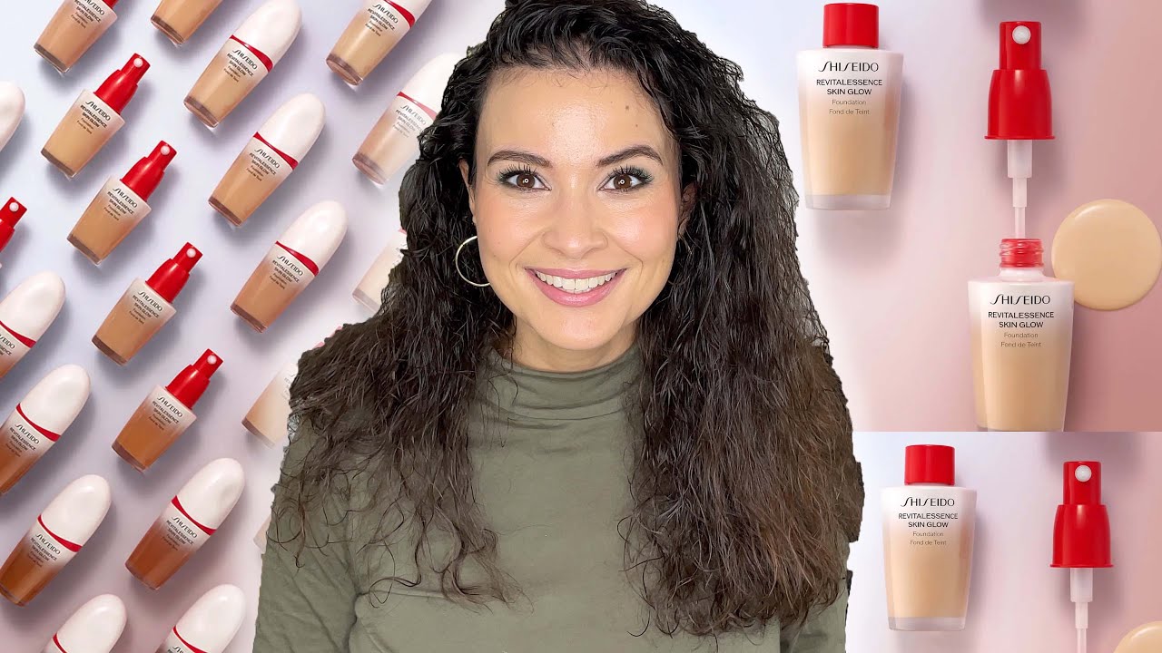 Обзор нового тонального крема Shiseido Revitalessence Skin Glow Foundation + 12-часовой тест на с...