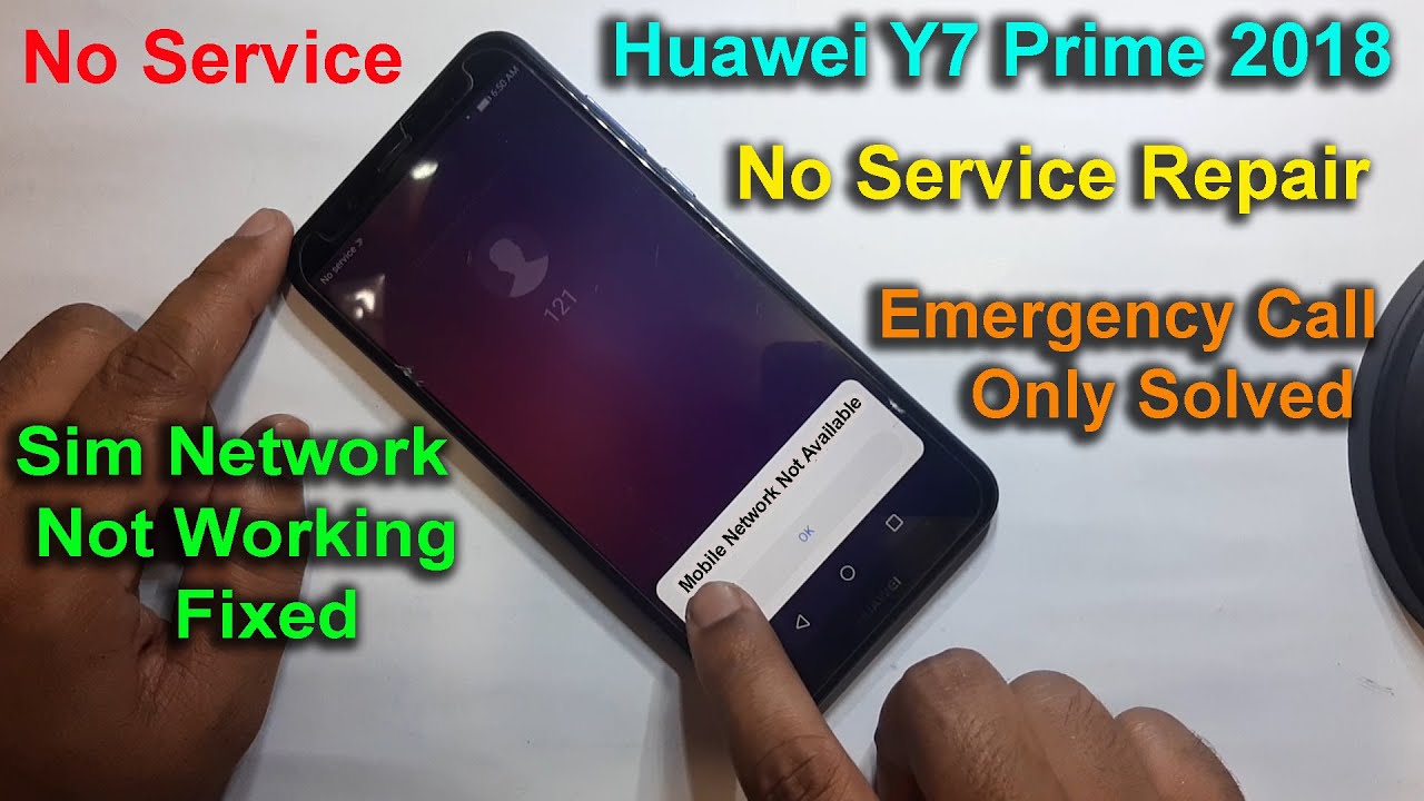 Huawei Y7 Prime 2018 No Service Repair || Huawei Y7 2018 Sim Network Not Working Solution 2021