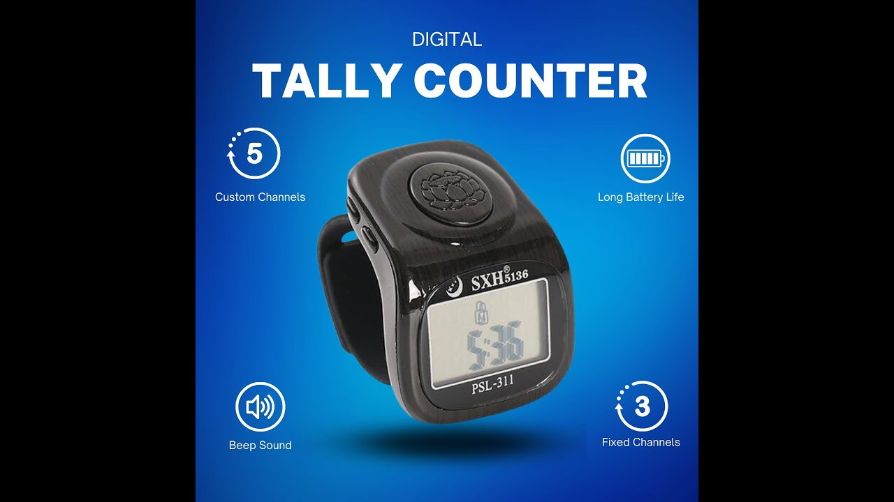 Phonex Multi-Channels Digital Finger Counter User Guide