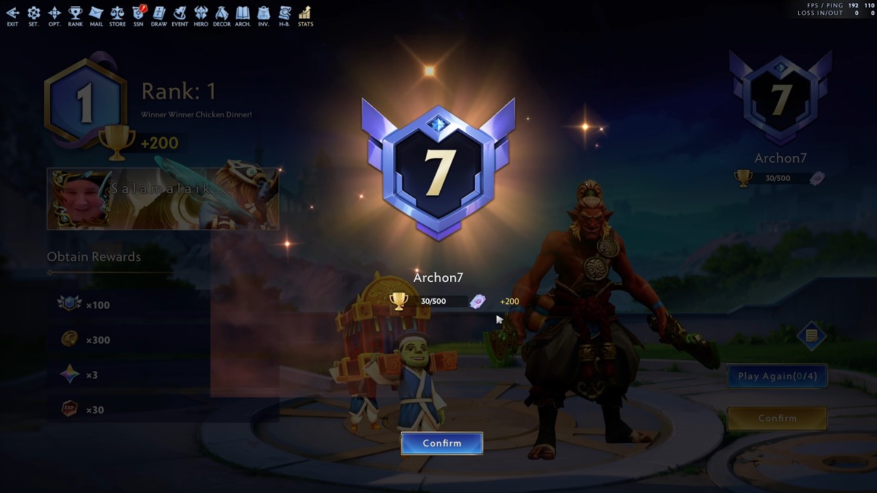 Auto Gladiators - Troll Warlord with Magic damage (Frost + Fury + Regen)