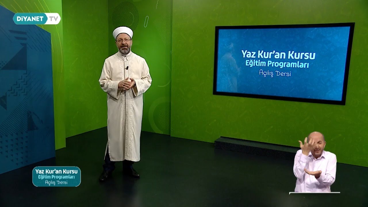 Yaz Kur'an Kursu Eğitim Programları Açılış Dersi - Prof. Dr. Ali Erbaş