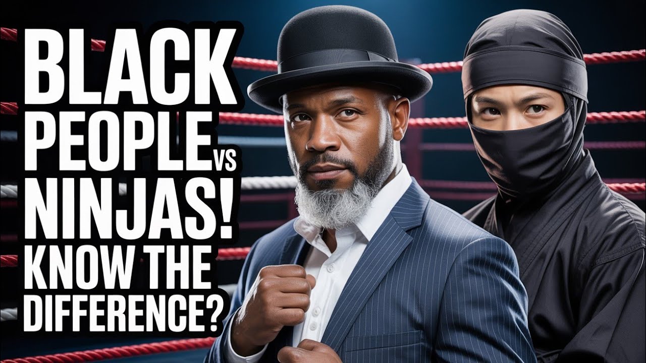 Can you tell the difference between black people and ninjas?