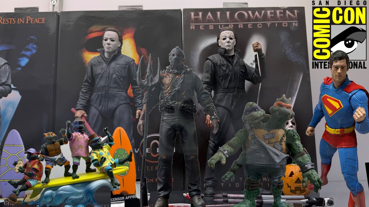 Sdcc 2025 Neca Toys Walkthrough (horror/TMNT)