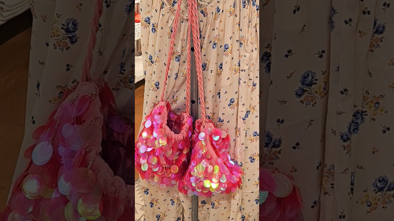 Mini Aerie Vlog Sparkly Bags💖Fuzzy Cardigan🧣Stripped totes💛🩷🩵 
