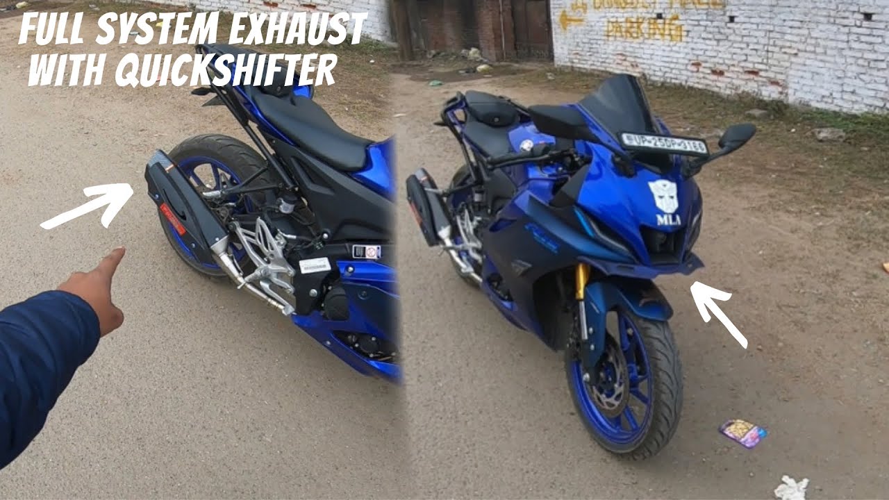 Loudest R15 v4 with R9 exhaust and quickshifter 🔥 | PS MotoTube