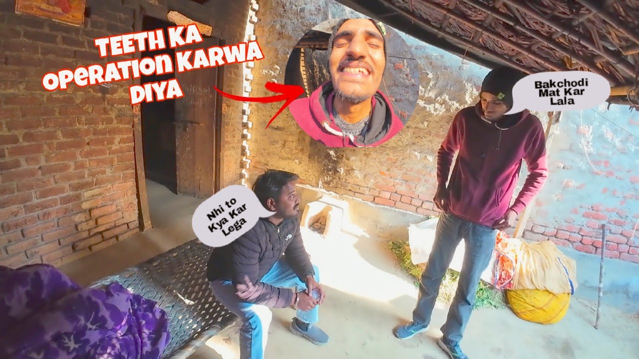 Dost Ke Daato ke Operation Pe Bakchodi Krli || BikerSanif 