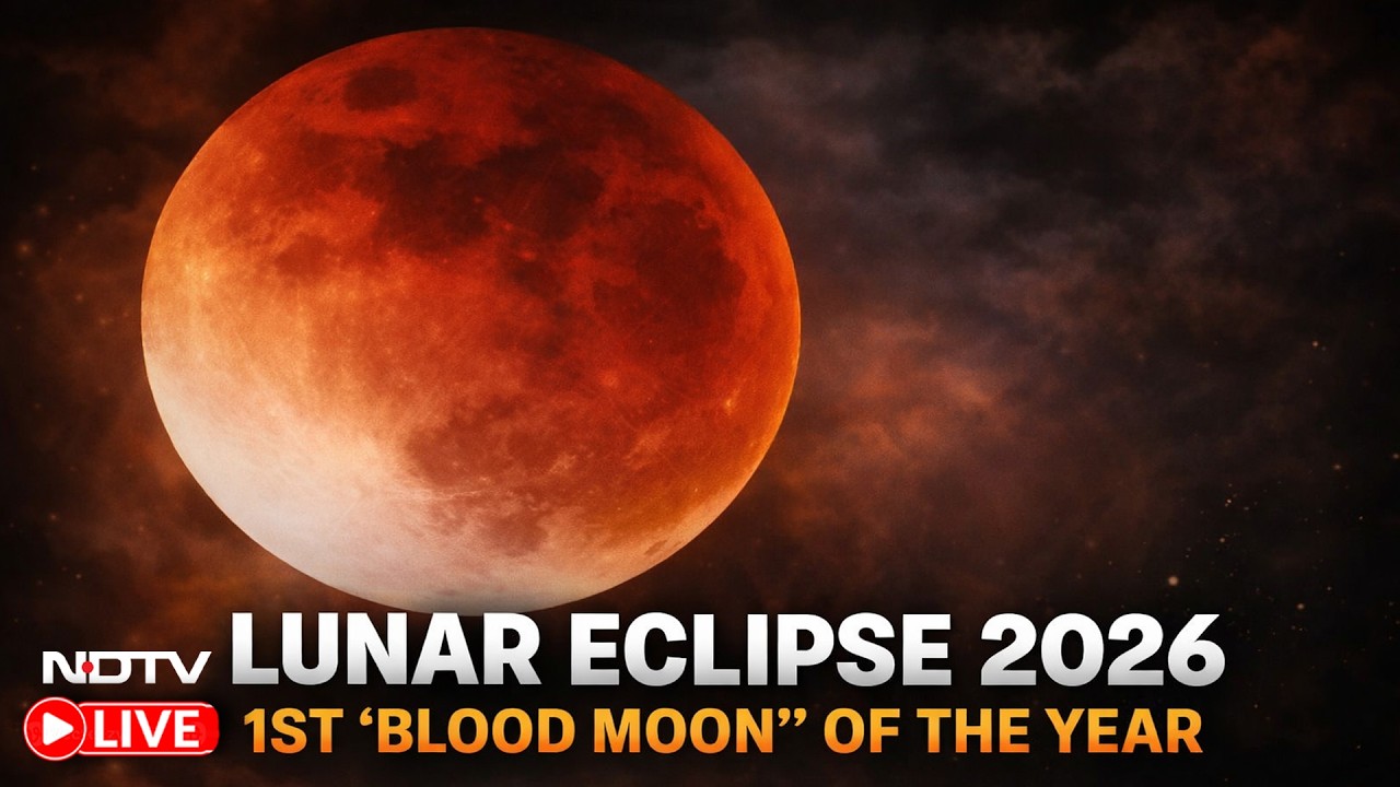 Lunar Eclipse 2026 LIVE | Blood Moon 2026 | Magnitude Of A Total Lunar Eclipse