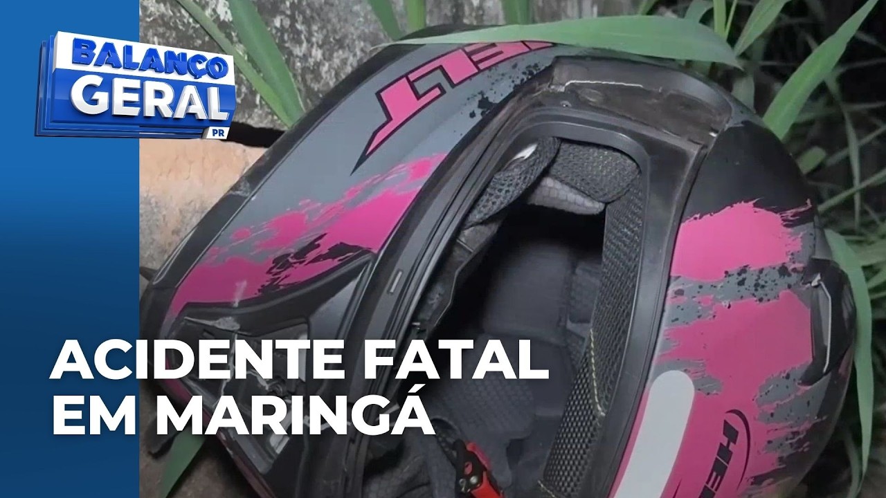 Acidente causa a morte de um jovem e deixa uma mulher ferida no Contorno Norte de Maringá