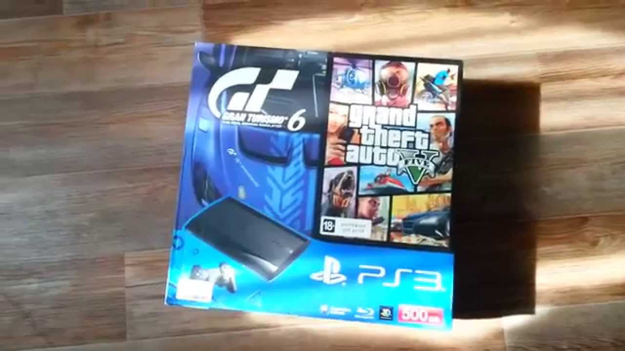 Распаковка Play Station 3 (super slim 500gb) / Unboxing PS 3 Super Slim 500gb