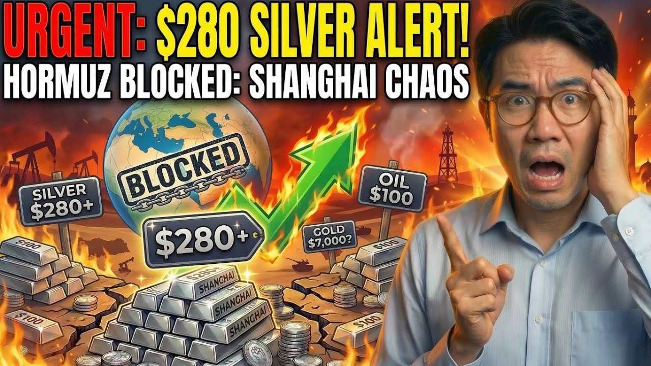 $280 Silver Alert — Gold $7,000, Oil $100, Hormuz Blocked, Market Chaos