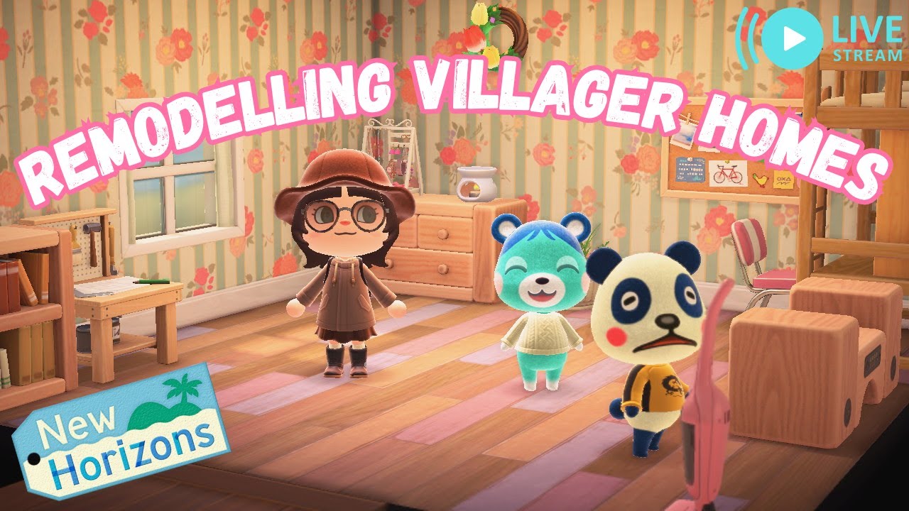 🐻 Making a start on Remodelling the Little Bear Cabins  🌲🌳 | ACNH Let's Play 🏝️ #roadto1000subs